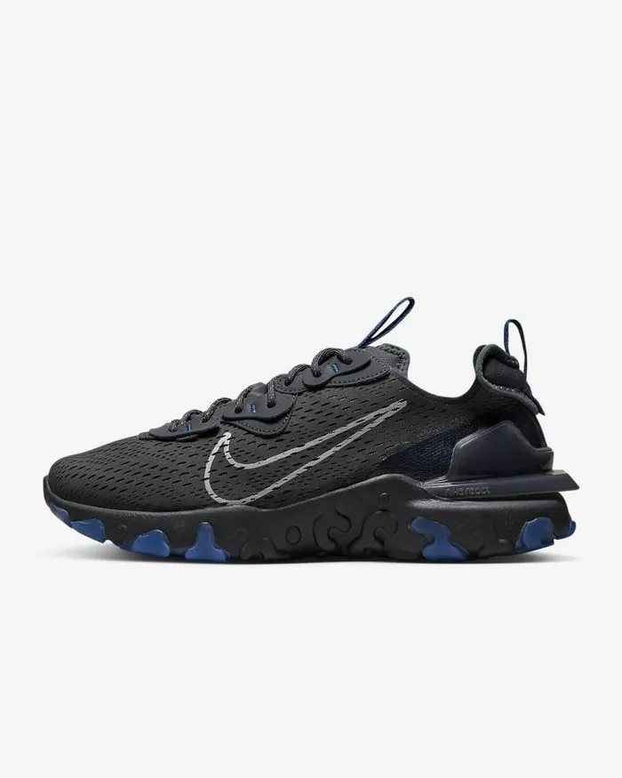 Men React Vision Anthraciteindustrial Bluereflect Silver Nike Lifestyle