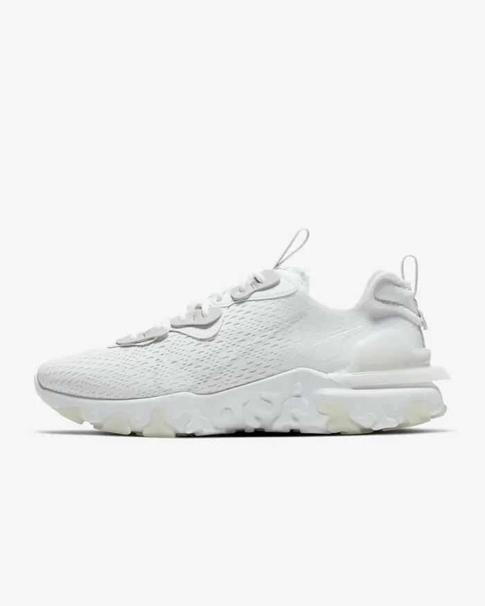 Men React Vision Whitewhitelight Smoke Greylight Smoke Grey Nike Lifestyle