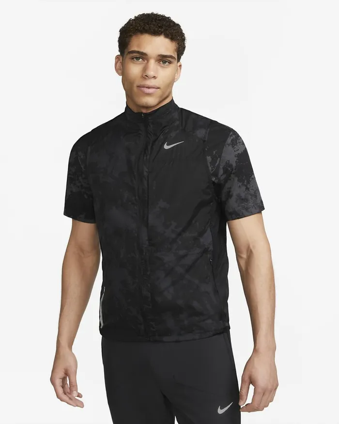Men Repel Run Division Black Nike Jackets