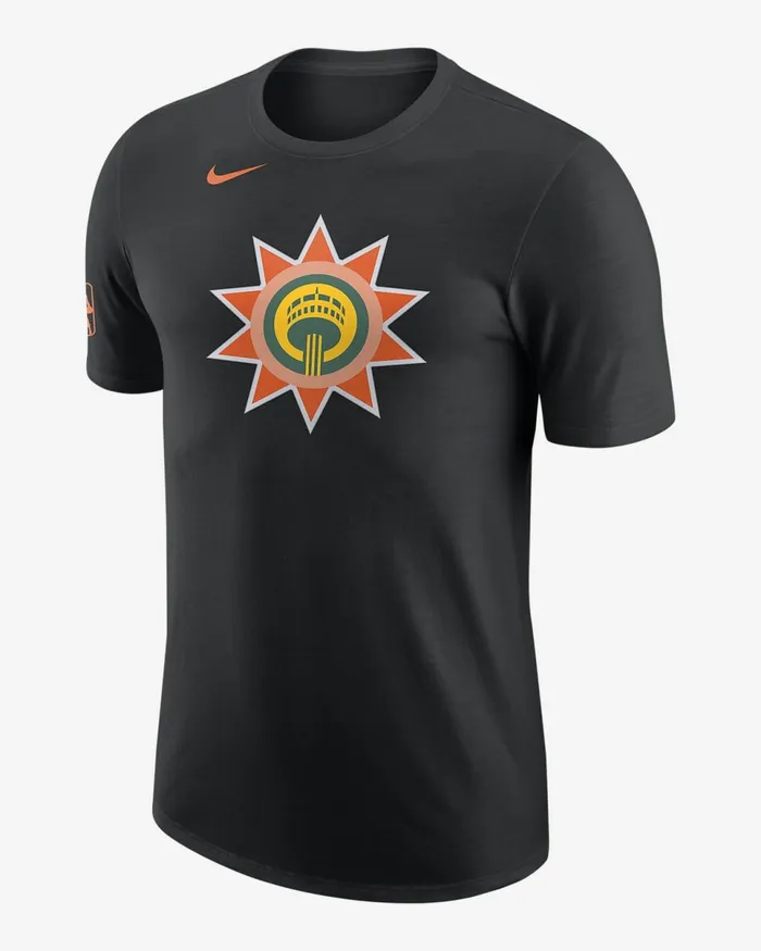Men San Antonio Spurs City Edition Black Nike Tops And TShirts
