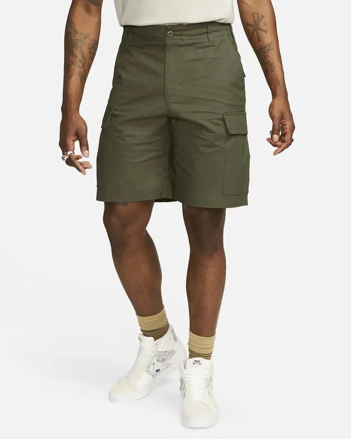 Men Sb Kearny Medium Olive Nike Shorts