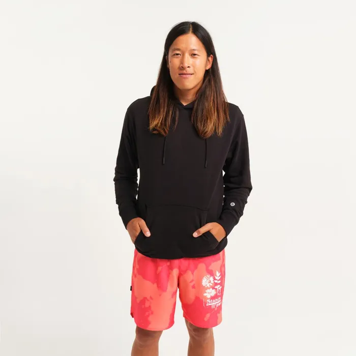 Men Shelter Hoodie With Butter Blend Black Stance Sweatshirts and Hoodies