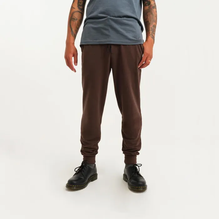 Men Shelter Jogger With Butter Blend Darkbrown Stance Joggers and Pants