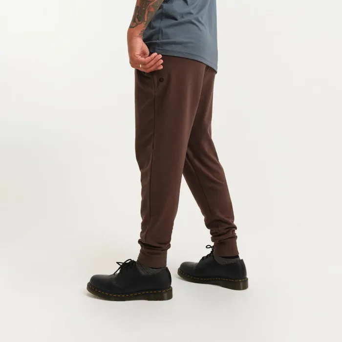 Men Shelter Jogger With Butter Blend Darkbrown Stance Joggers and Pants