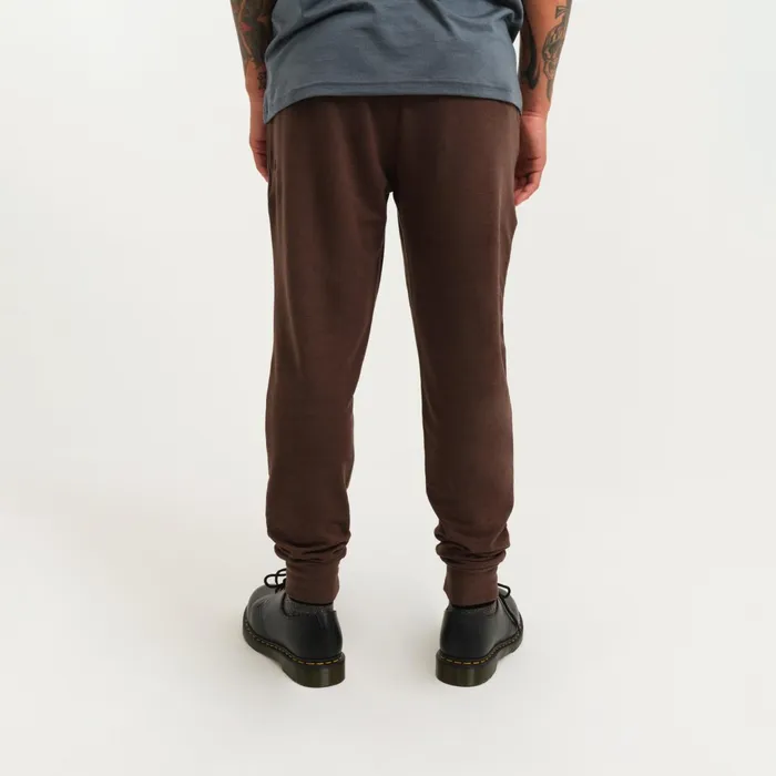 Men Shelter Jogger With Butter Blend Darkbrown Stance Joggers and Pants
