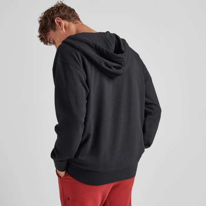 Men Shelter Zip Hoodie With Butter Blend Black Stance Sweatshirts and Hoodies