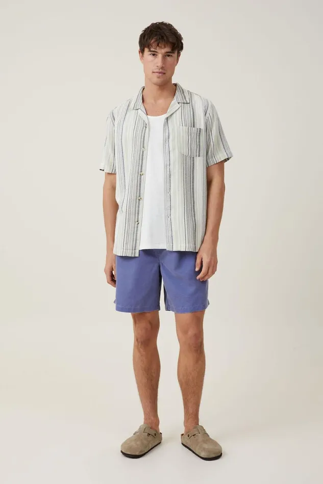 Men Shorts Cotton On Kahuna Short Worker Blue
