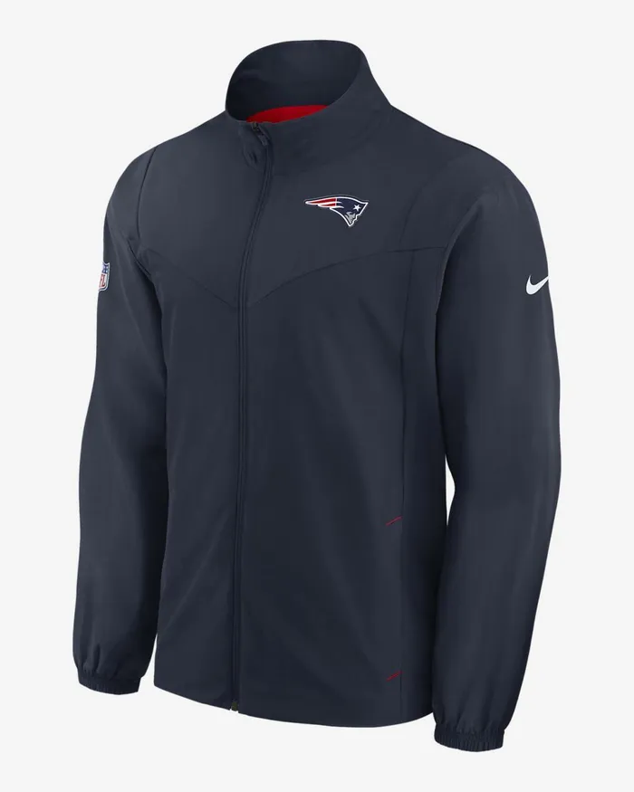 Men Sideline Repel Nfl New England Patriots College Navy Nike Tracksuits