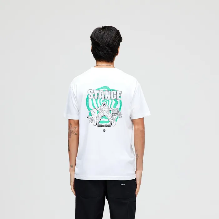 Men Sock It To Me TShirt White Stance Graphics