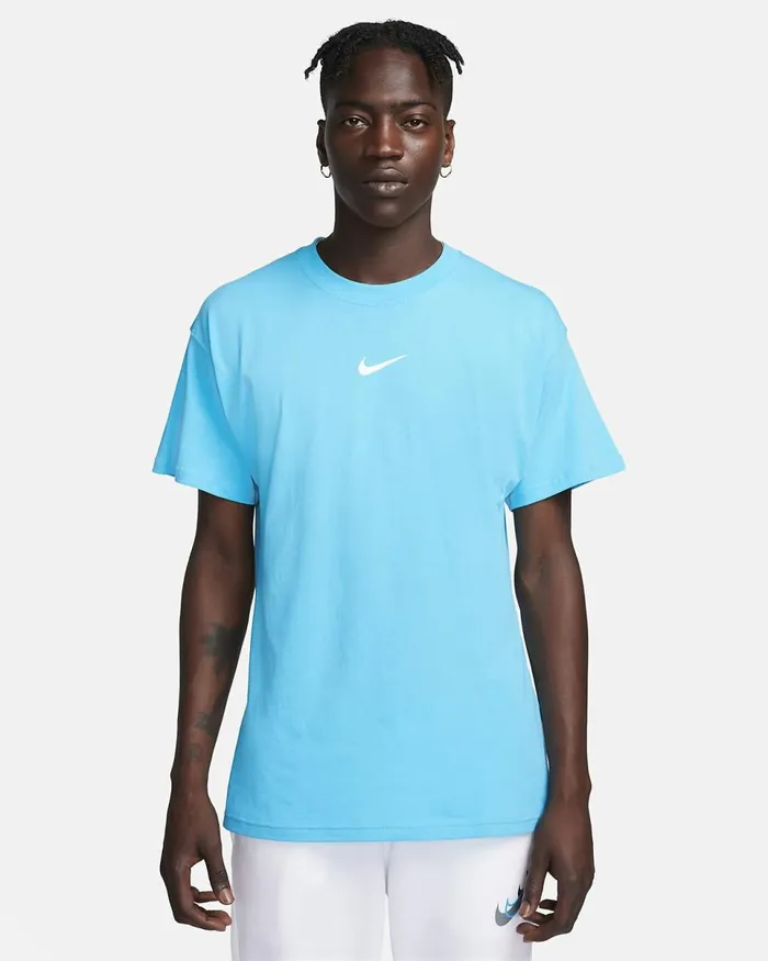 Men Sportswear Baltic Blue Nike Tops And TShirts