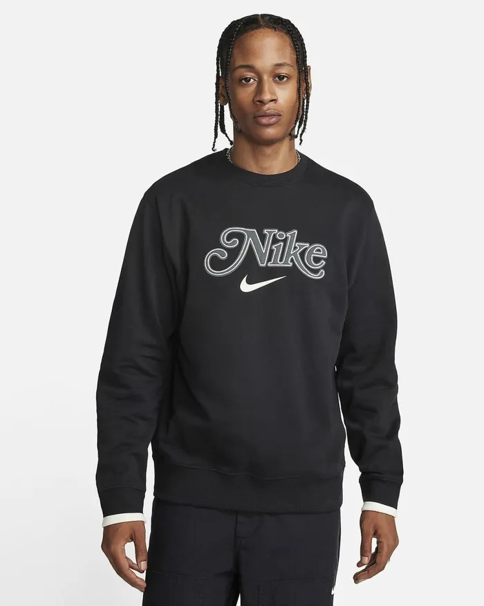 Men Sportswear Black Nike Hoodies And Sweatshirts