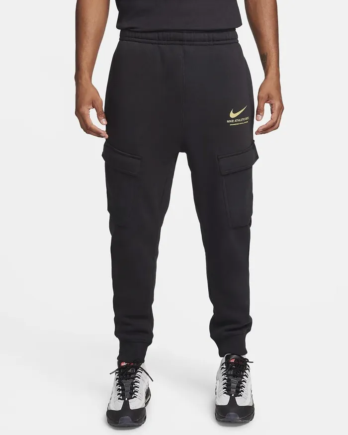 Men Sportswear Black Nike Trousers And Tights