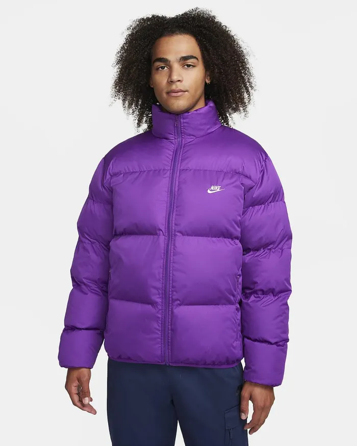 Men Sportswear Club Disco Purplewhite Nike Jackets