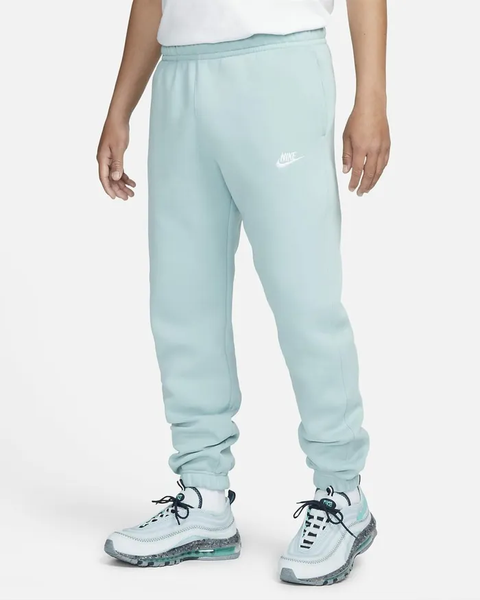 Men Sportswear Club Fleece Mineralmineralwhite Nike Trousers And Tights