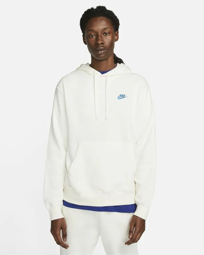 Men Sportswear Club Fleece Saillight Photo Blue Nike Hoodies And Sweatshirts