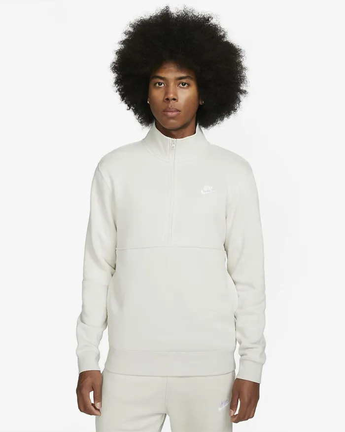 Men Sportswear Club Light Bonelight Bonewhite Nike Hoodies And Sweatshirts