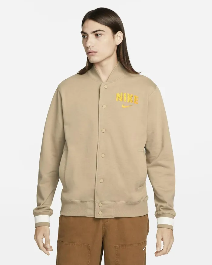 Men Sportswear Khaki Nike Hoodies And Sweatshirts