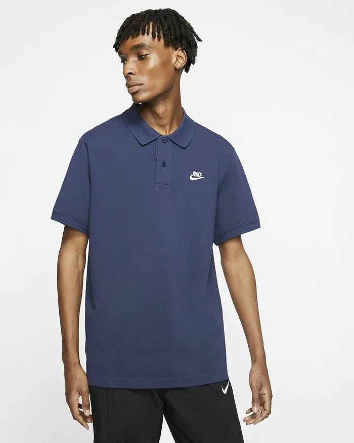 Men Sportswear Midnight Navywhite Nike Tops And TShirts