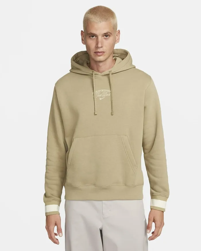 Men Sportswear Neutral Olive Nike Hoodies And Sweatshirts