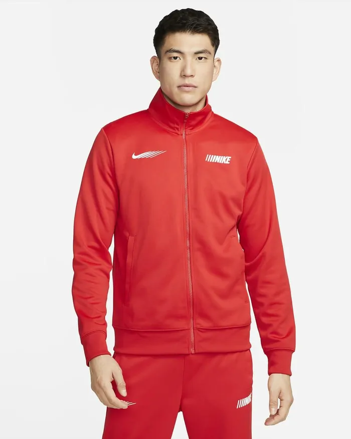 Men Sportswear Standard Issue University Red Nike Hoodies And Sweatshirts