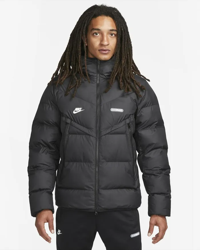 Men Sportswear StormFit Windrunner Air Max Blackblackwhite Nike Jackets