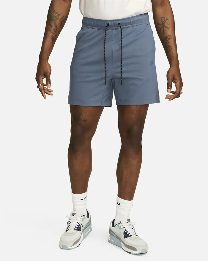 Men Sportswear Tech Fleece Lightweight Diffused Bluediffused Blue Nike Shorts
