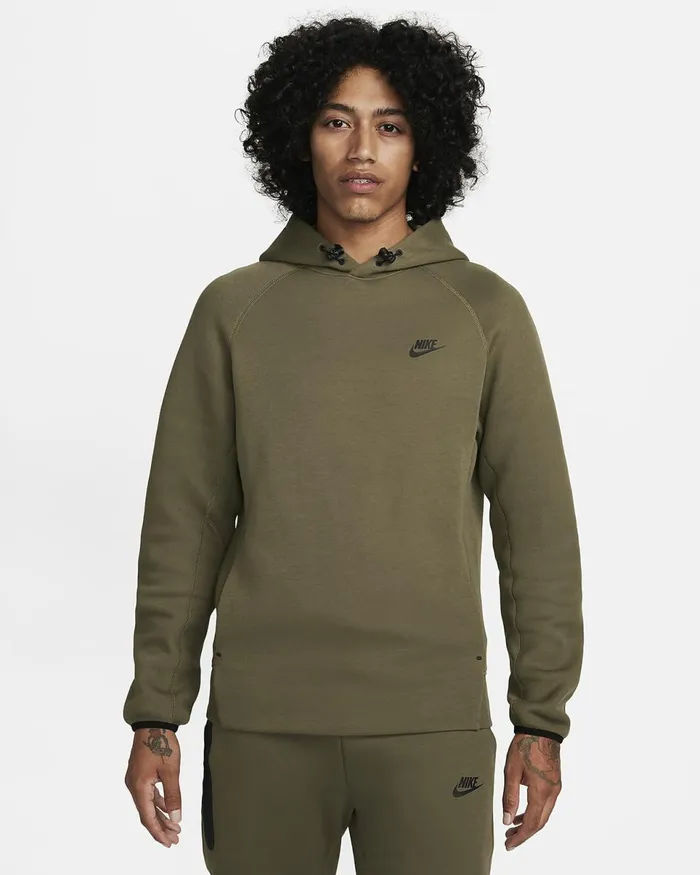 Men Sportswear Tech Fleece Medium Oliveblack Nike Hoodies And Sweatshirts