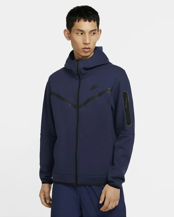 Men Sportswear Tech Fleece Midnight Navyblack Nike Hoodies And Sweatshirts
