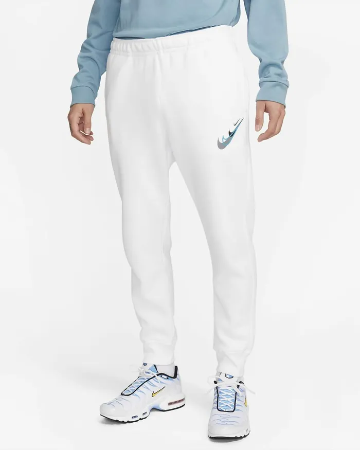 Men Sportswear White Nike Trousers And Tights
