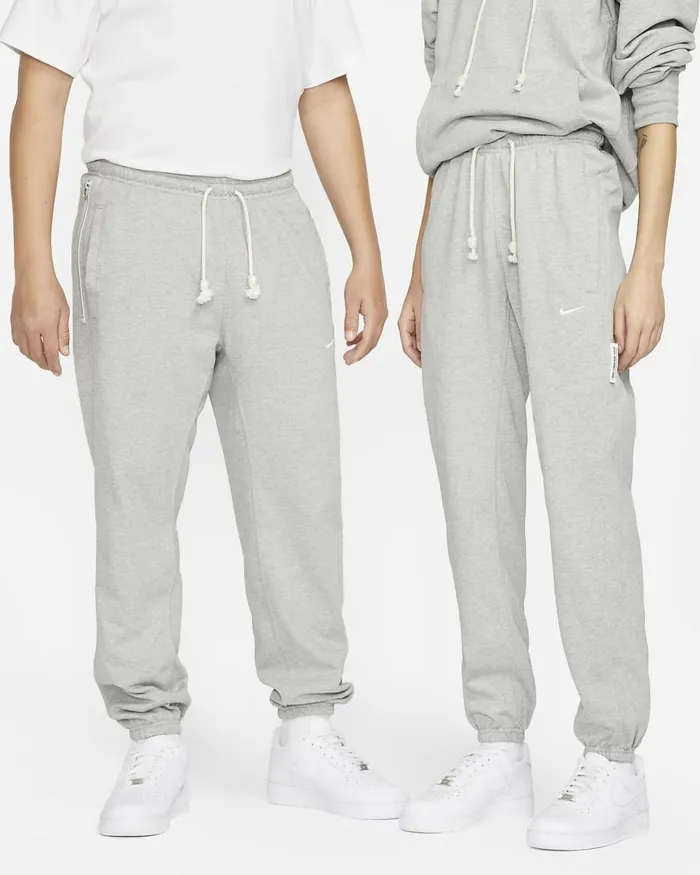 Men Standard Issue Dark Grey Heatherpale Ivory Nike Trousers And Tights