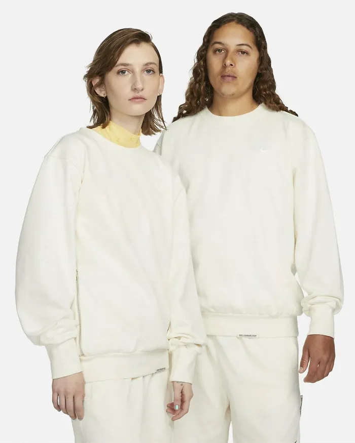 Men Standard Issue Phantomheatherpale Ivory Nike Hoodies And Sweatshirts