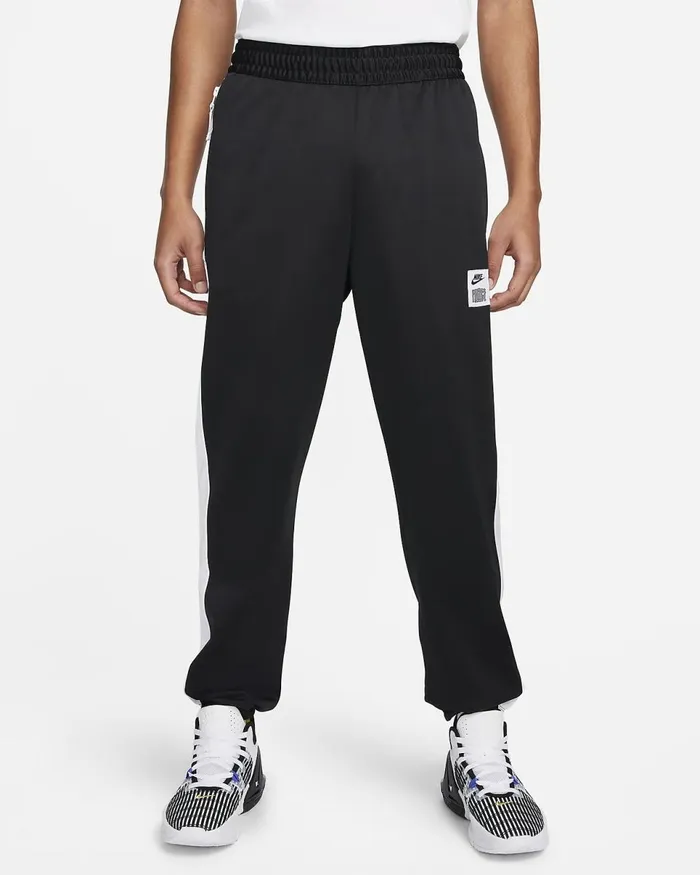 Men Starting 5 Blackwhitedark Smoke Grey Nike Trousers And Tights