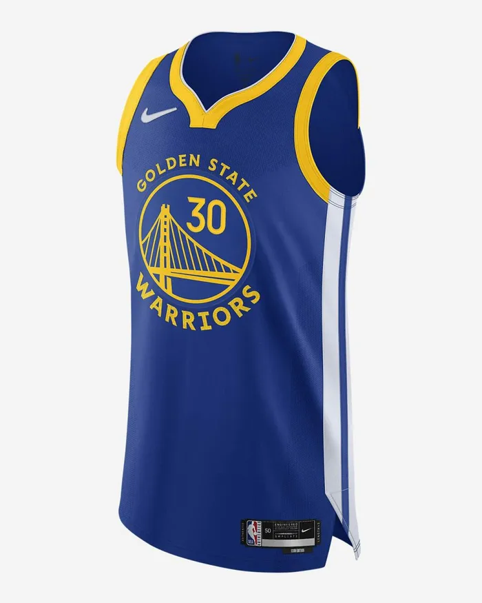 Men Stephen Curry Warriors Icon Edition 2020 Rush Blue Nike Kits And Jerseys