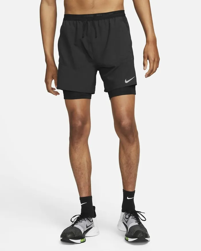 Men Stride Blackblackblack Nike Shorts