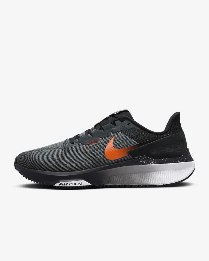 Men Structure 25 Smoke Greyblackdark Smoke Greysafety Orange Nike Running