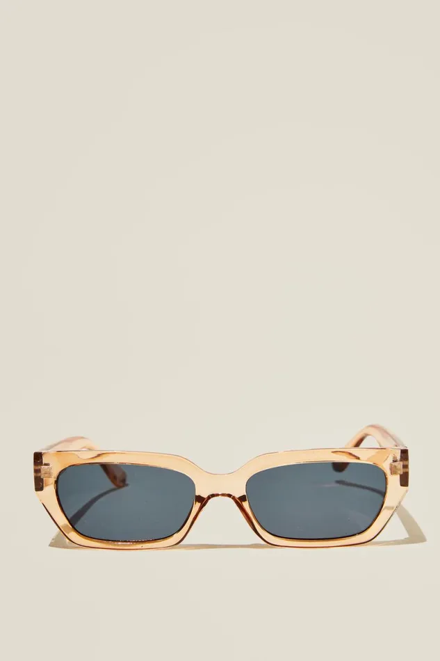Men Sunglasses Cotton On The Razor Sunglasses Sand Crystalgrey