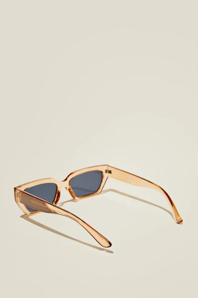 Men Sunglasses Cotton On The Razor Sunglasses Sand Crystalgrey