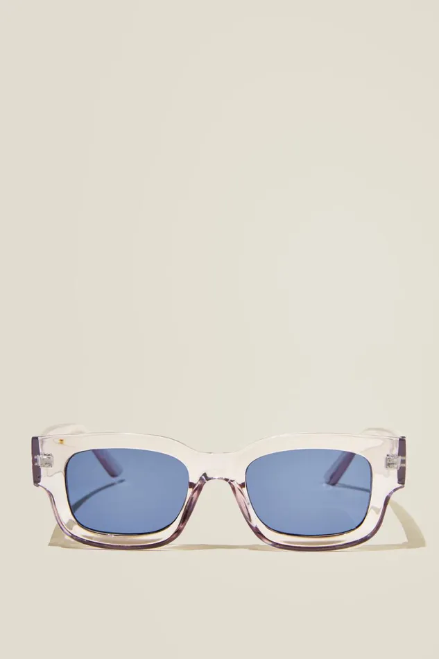 Men Sunglasses Cotton On The Relax Sunglasses Blue Crystalnavy