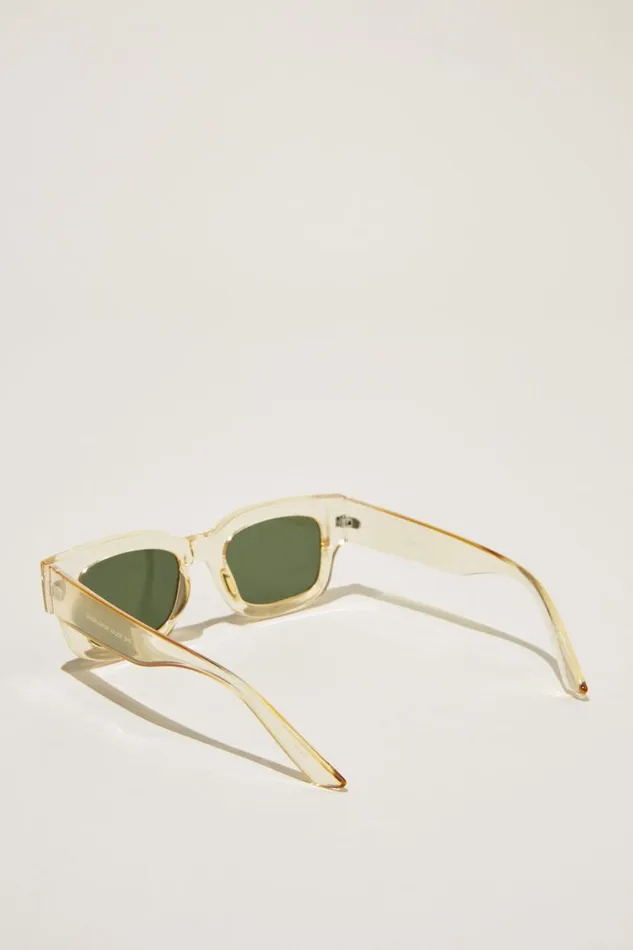 Men Sunglasses Cotton On The Relax Sunglasses Yellow Crystalgreen