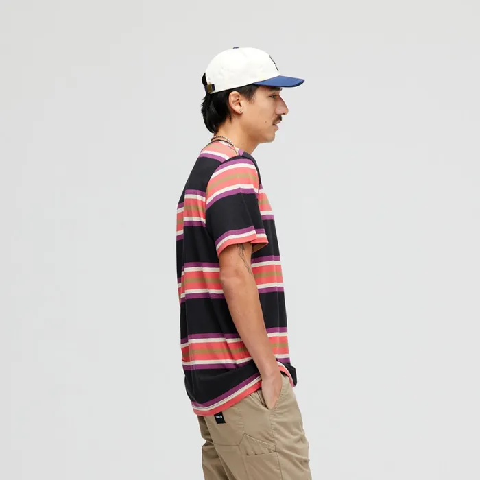 Men TShirt With Butter Blend Blackred Stance TShirts