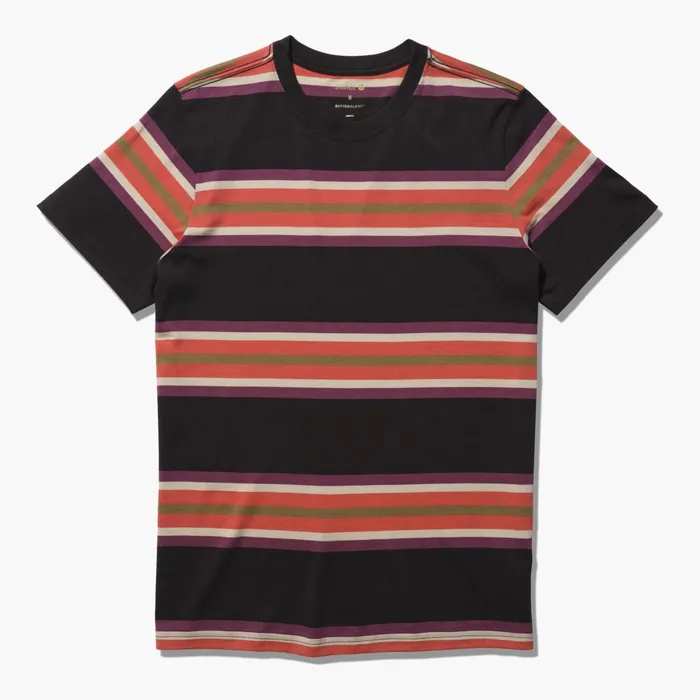 Men TShirt With Butter Blend Blackred Stance TShirts