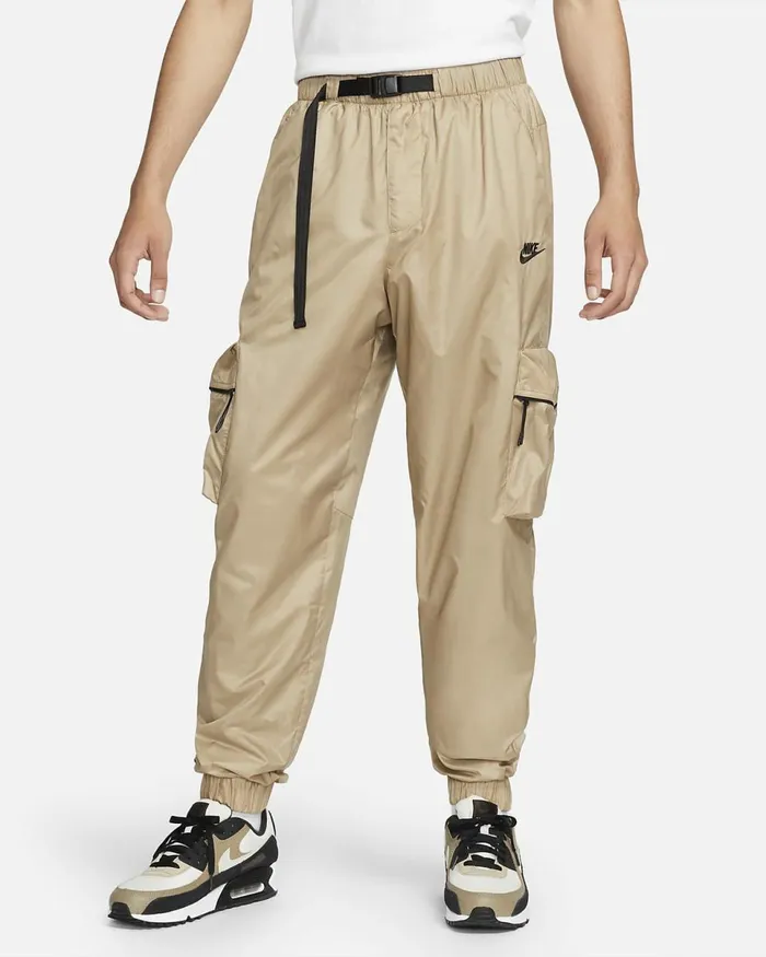 Men Tech Khakiblack Nike Trousers And Tights