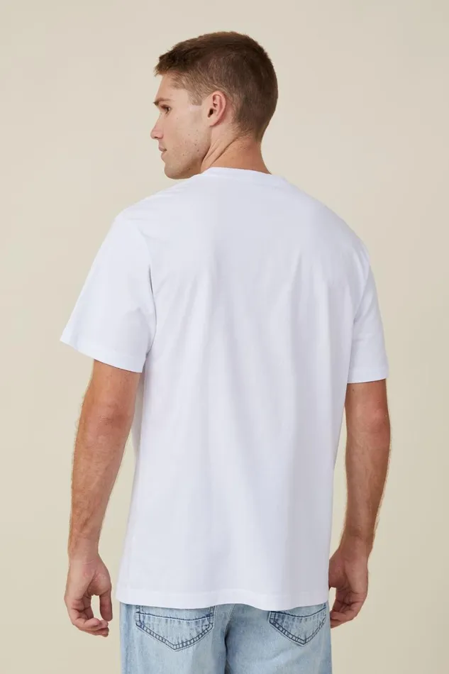Men Tees and Tanks Cotton On Organic Loose Fit TShirt White