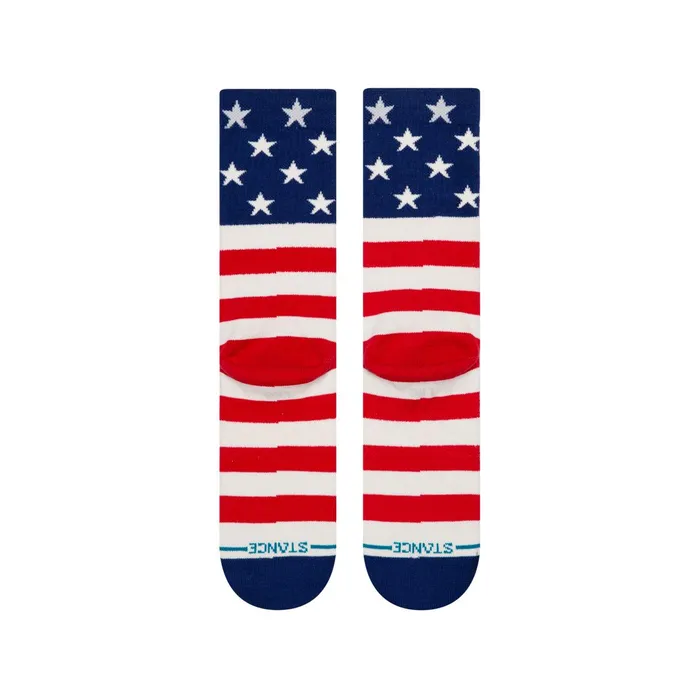 Men The Fourth Crew Socks Red Stance Crew