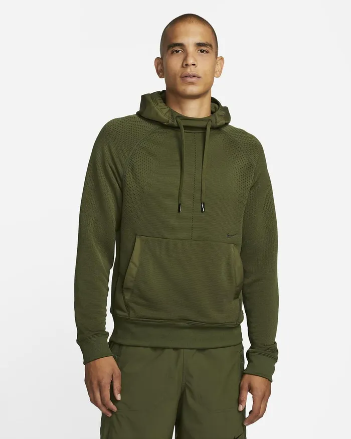 Men ThermaFit Adv APS Rough Greenblack Nike Hoodies And Sweatshirts