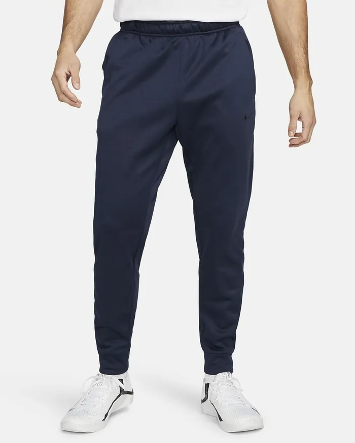 Men Therma Obsidianobsidianblack Nike Trousers And Tights