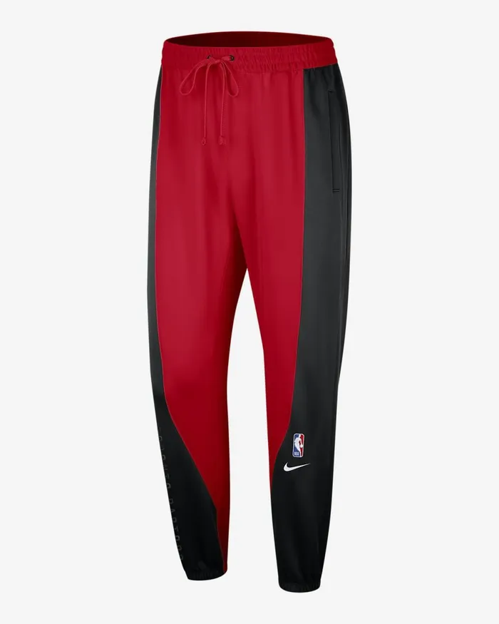 Men Toronto Raptors Showtime Blackuniversity Red Nike Trousers And Tights