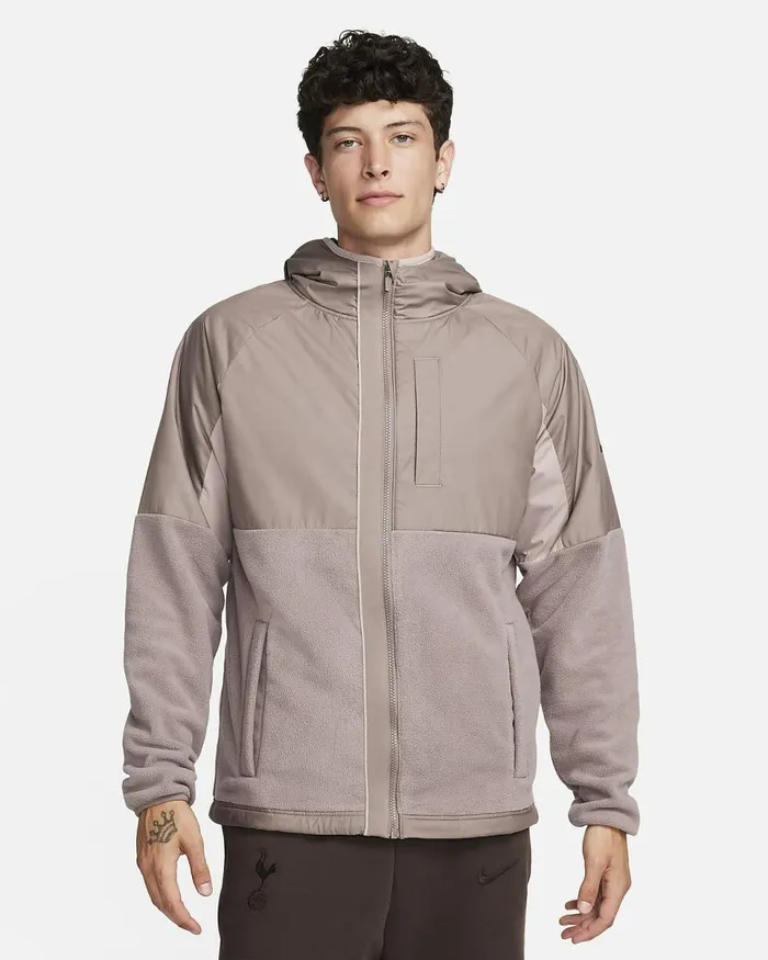 Men Tottenham Hotspur Awf Third Taupe Hazediffused Taupeblack Nike Jackets