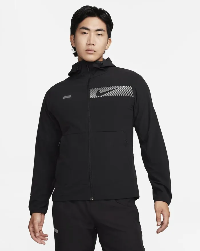Men Unlimited Black Nike Jackets