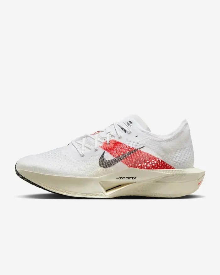 Men Vaporfly 3 039Eliud Kipchoge039 Whitechile Redcoconut Milkblack Nike Running
